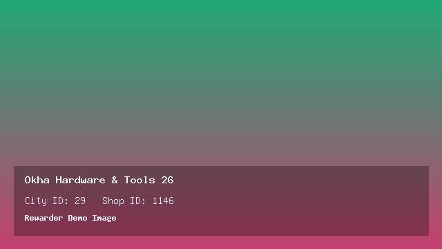 Okha Hardware & Tools 26