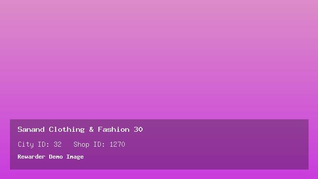 Sanand Clothing & Fashion 30