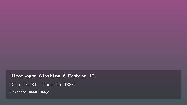 Himatnagar Clothing & Fashion 13
