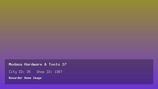 Modasa Hardware & Tools 27