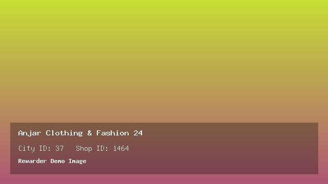 Anjar Clothing & Fashion 24