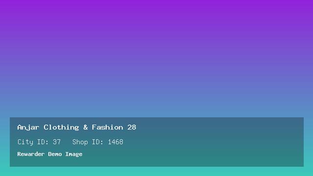 Anjar Clothing & Fashion 28