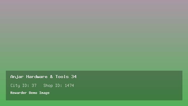 Anjar Hardware & Tools 34