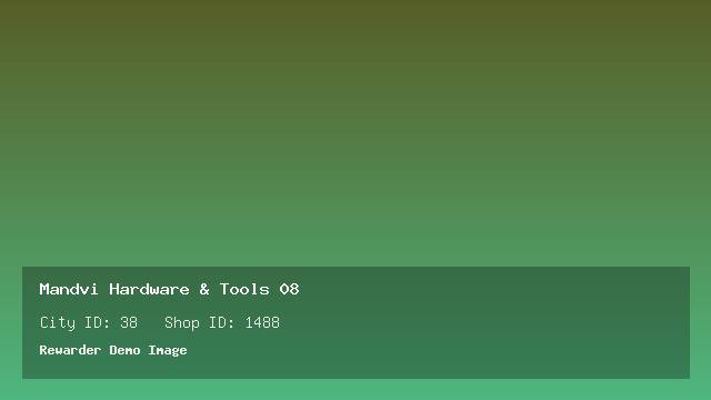 Mandvi Hardware & Tools 08