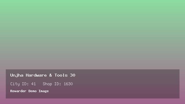 Unjha Hardware & Tools 30