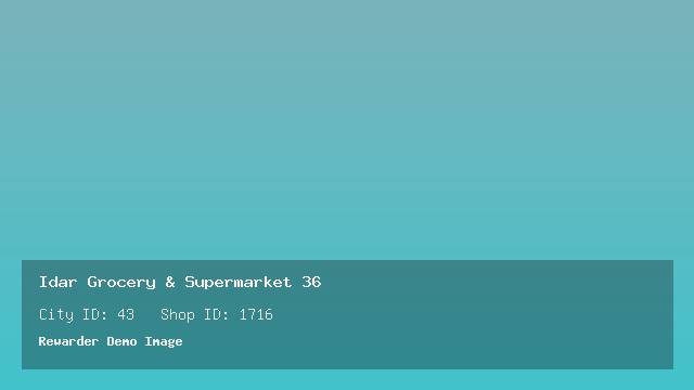 Idar Grocery & Supermarket 36