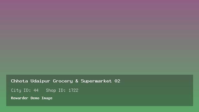 Chhota Udaipur Grocery & Supermarket 02