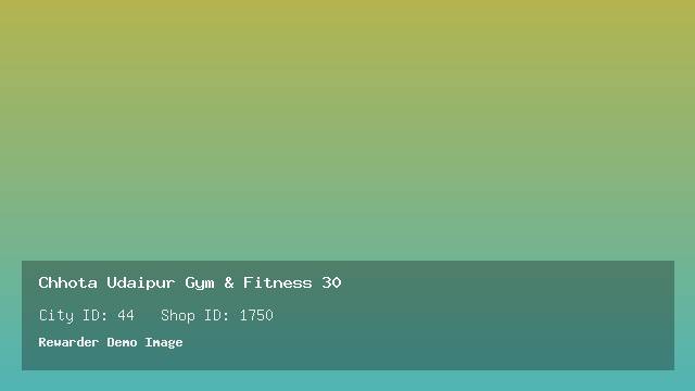 Chhota Udaipur Gym & Fitness 30