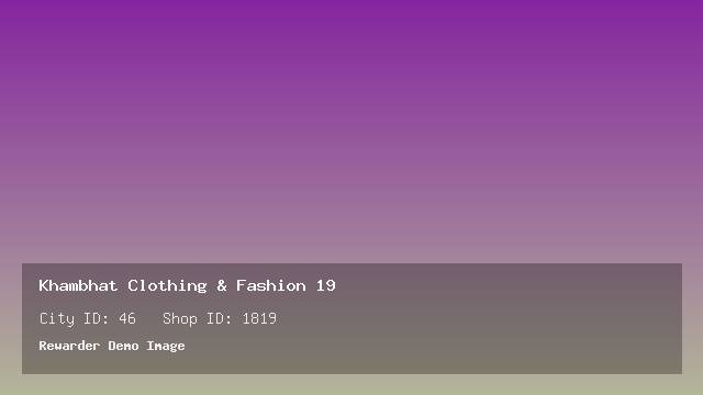 Khambhat Clothing & Fashion 19