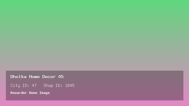 Dholka Home Decor 05
