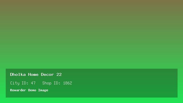 Dholka Home Decor 22