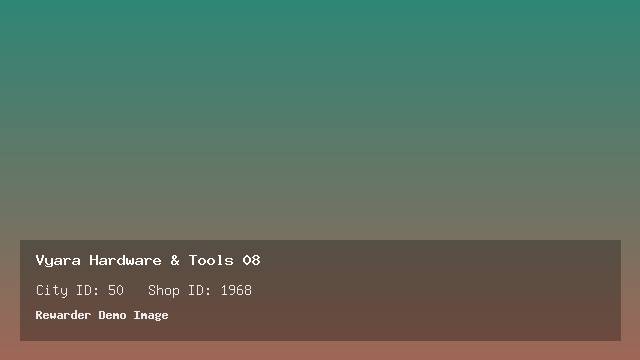 Vyara Hardware & Tools 08