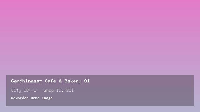 Gandhinagar Cafe & Bakery 01