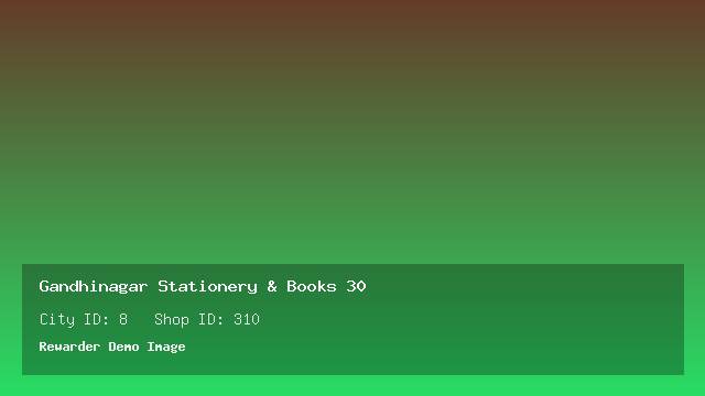 Gandhinagar Stationery & Books 30