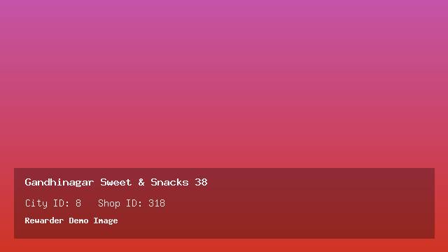 Gandhinagar Sweet & Snacks 38