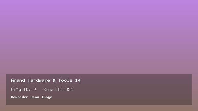 Anand Hardware & Tools 14