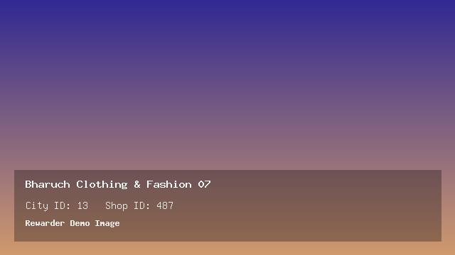 Bharuch Clothing & Fashion 07
