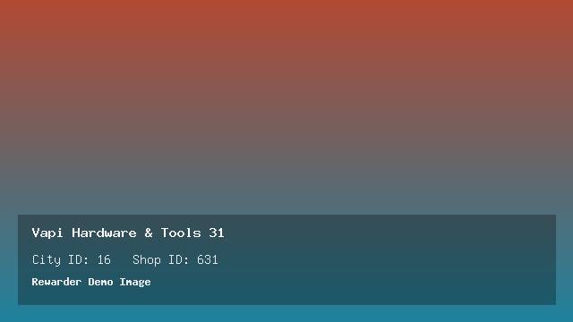 Vapi Hardware & Tools 31