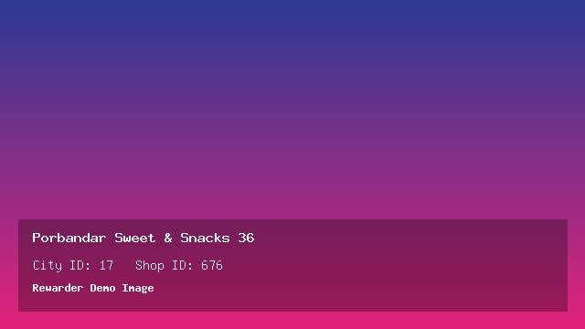 Porbandar Sweet & Snacks 36