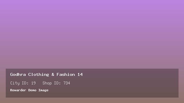 Godhra Clothing & Fashion 14