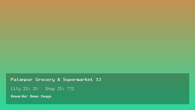 Palanpur Grocery & Supermarket 12