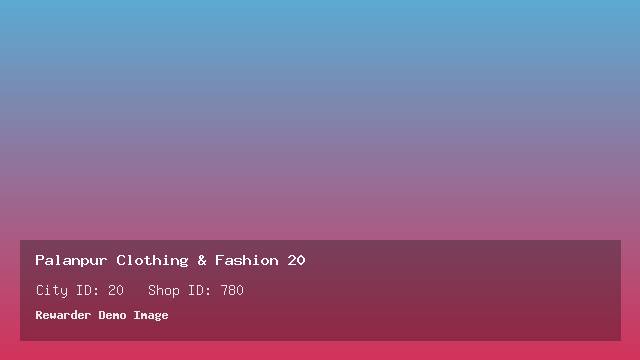 Palanpur Clothing & Fashion 20