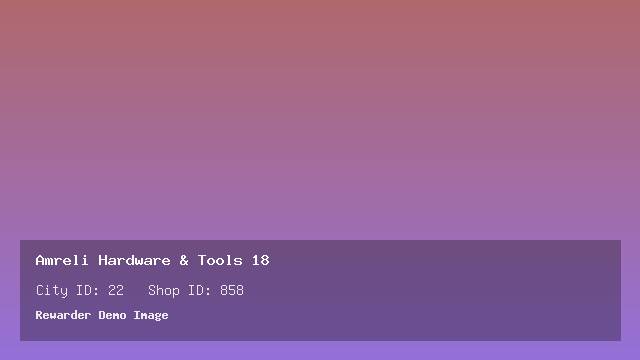 Amreli Hardware & Tools 18