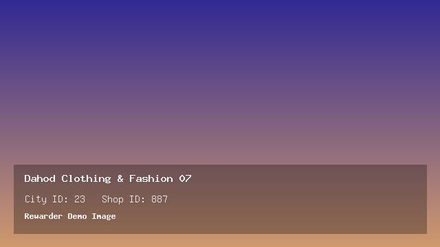Dahod Clothing & Fashion 07