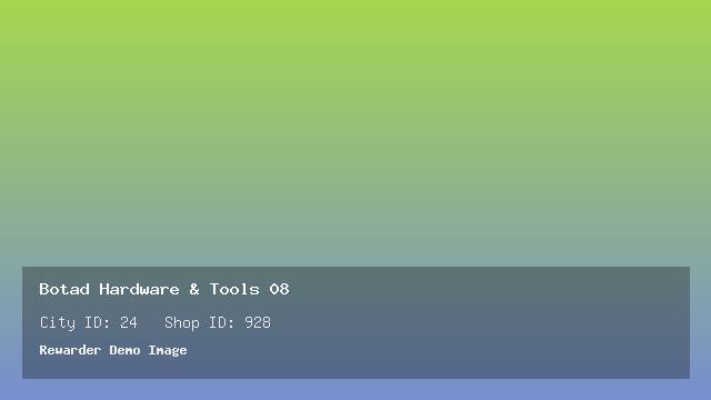 Botad Hardware & Tools 08