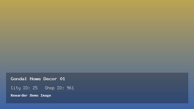 Gondal Home Decor 01